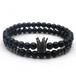 Bratari set Zircon Black Crown 